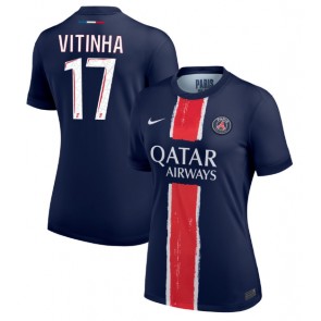 Paris Saint-Germain Vitinha #17 Domaci Dres za Ženska 2024-25 Kratak Rukavima